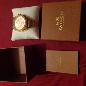 "Bold &Beautiful" Coach New York Rose Gold Women's